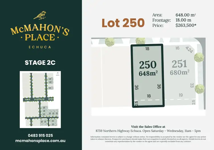 LOT 250 8759 Northern Highway Avenue, Echuca VIC 3564