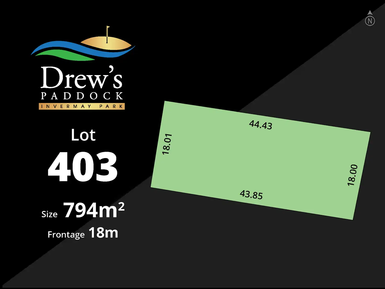 Main view of Homely land listing, LOT Drew's Paddock, Lot 403 Divot Circuit, Invermay Park VIC 3350