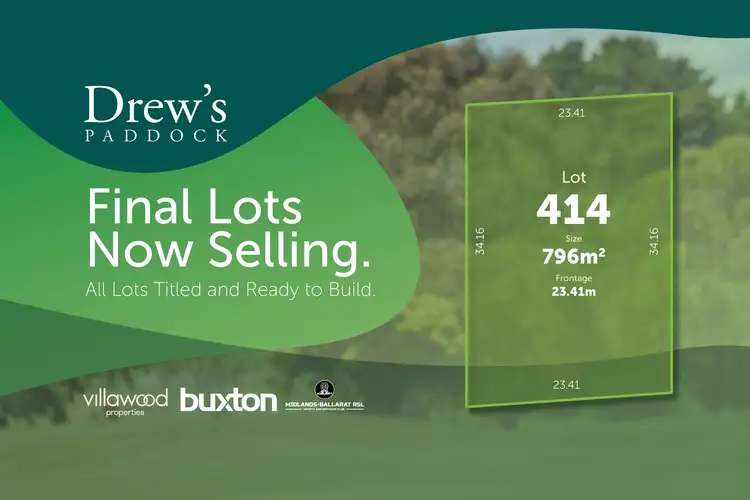 Main view of Homely land listing, LOT Drew’s Paddock, Lot 414 Divot Circuit, Invermay Park VIC 3350
