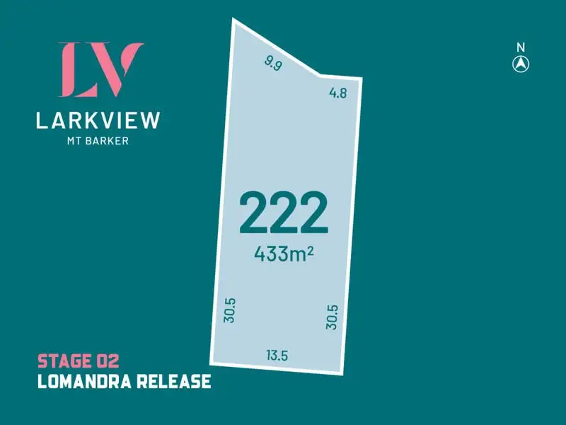 Main view of Homely land listing, LOT 222 Lomandra Way, Mount Barker SA 5251