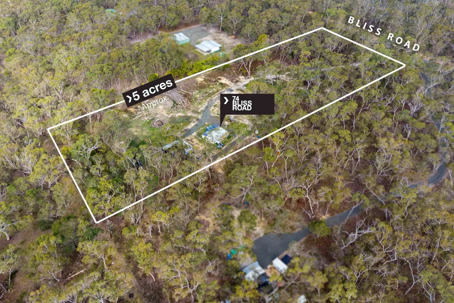 Main view of Homely land listing, 74 Bliss Road, Dereel VIC 3352