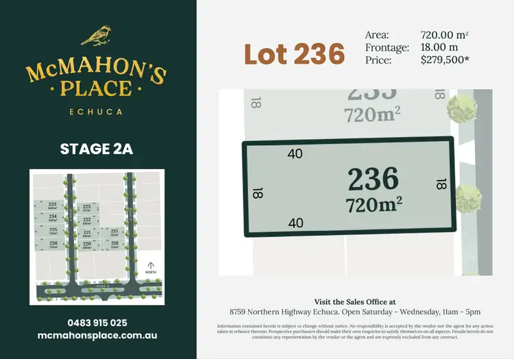 LOT 236 8759 Northern Highway Avenue, Echuca VIC 3564