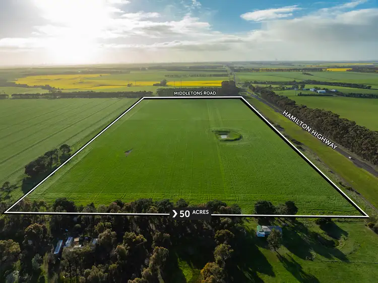 Main view of Homely land listing, Crn Hamilton Highway & Middletons Road, Lismore VIC 3324
