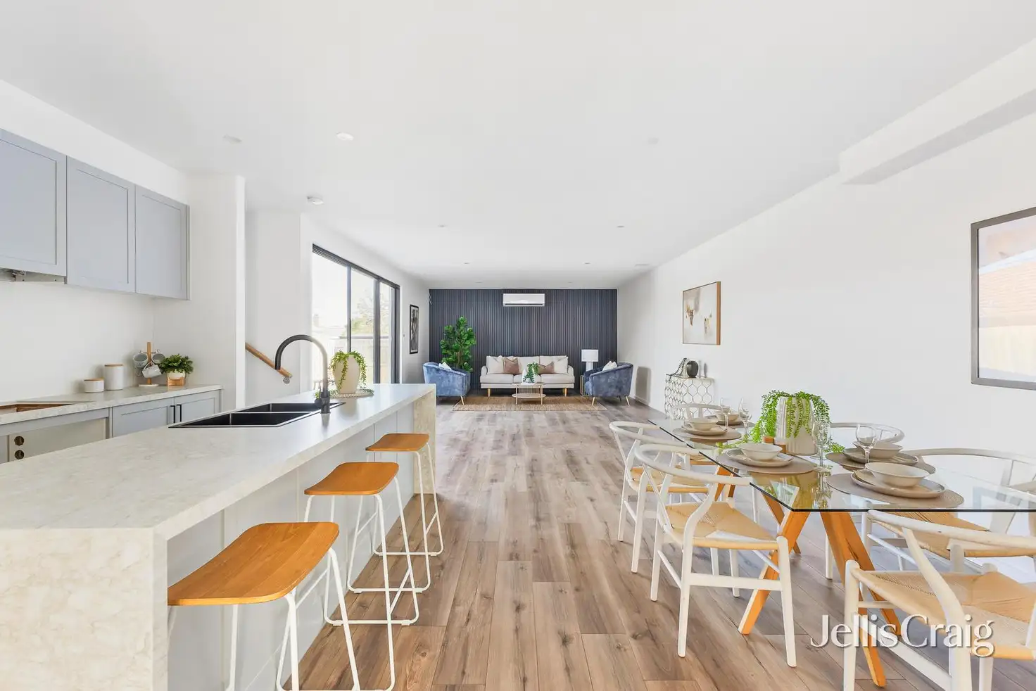 Main view of Homely townhouse listing, 12 Harrison Lane, Kingsville VIC 3012