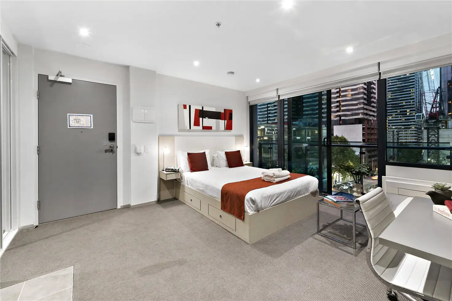 Main view of Homely studio listing, 407/181 Abeckett Street, Melbourne VIC 3000