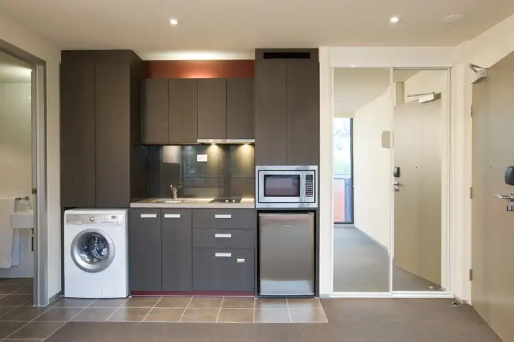 Third view of Homely studio listing, 407/181 Abeckett Street, Melbourne VIC 3000