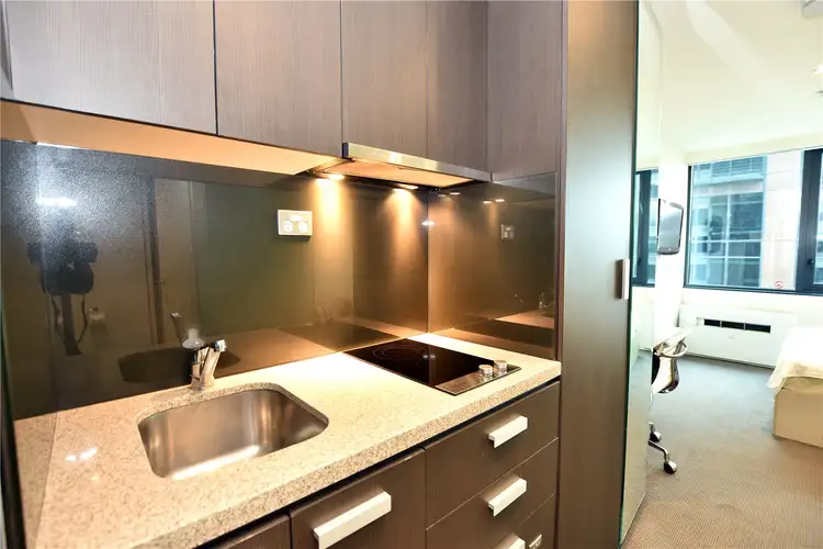 Second view of Homely studio listing, 805/181 ABeckett Street, Melbourne VIC 3000