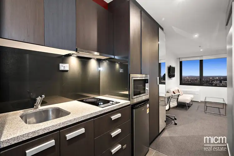 Third view of Homely apartment listing, 2701/181 Abeckett Street, Melbourne VIC 3000