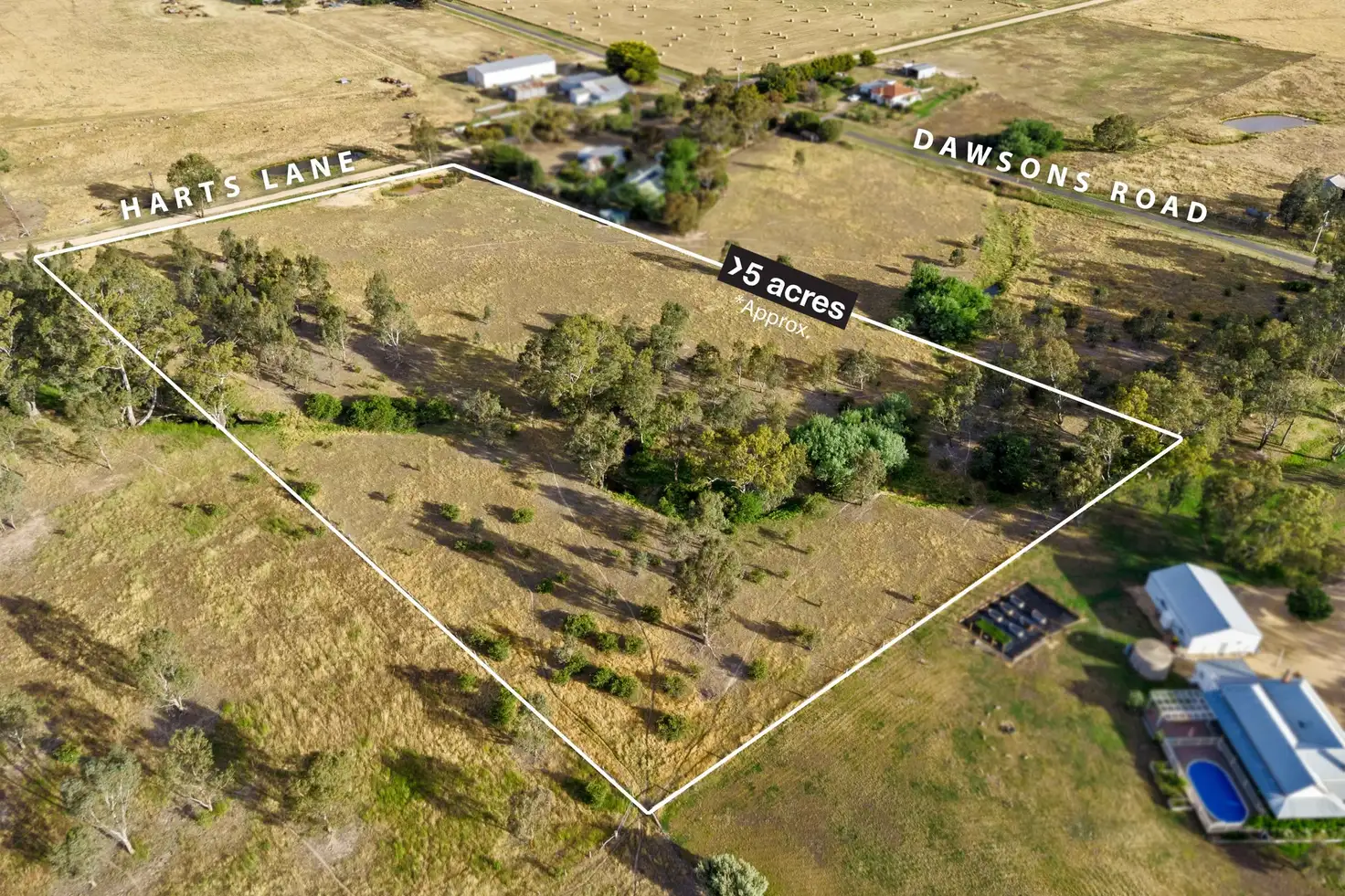 Main view of Homely land listing, 91 Harts Lane, Avoca VIC 3467