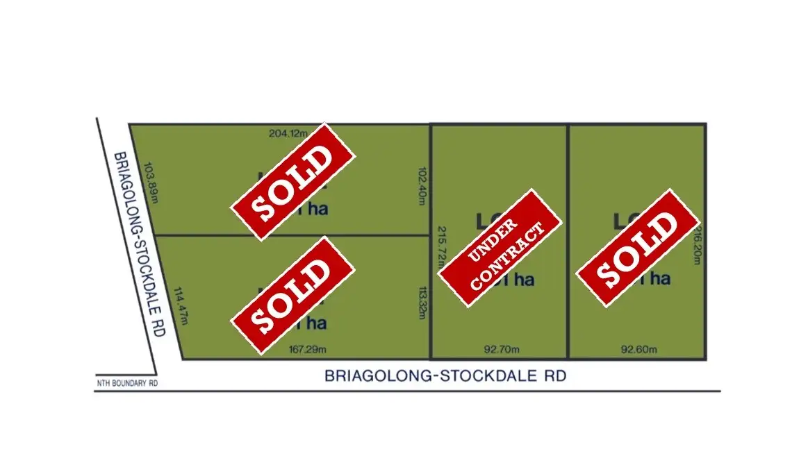 Main view of Homely land listing, LOT 1, 2, 3 & 4 Briagolong-Stockdale Road, Briagolong VIC 3860
