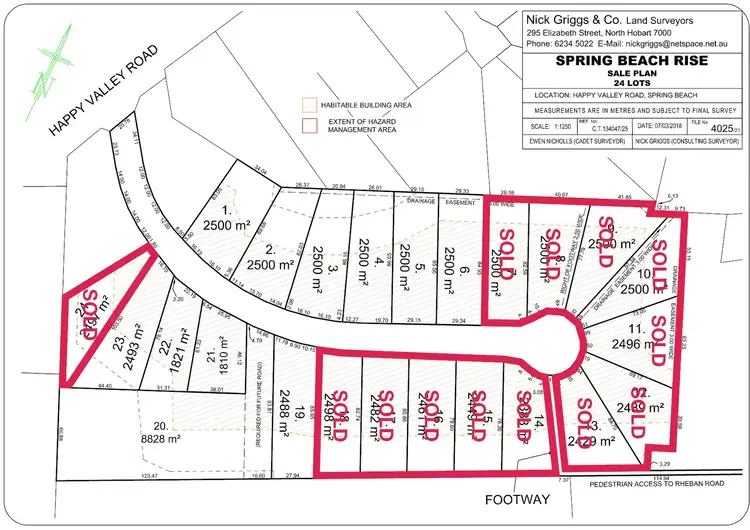 Fifth view of Homely land listing, 16/41 Happy Valley Road, Spring Beach TAS 7190