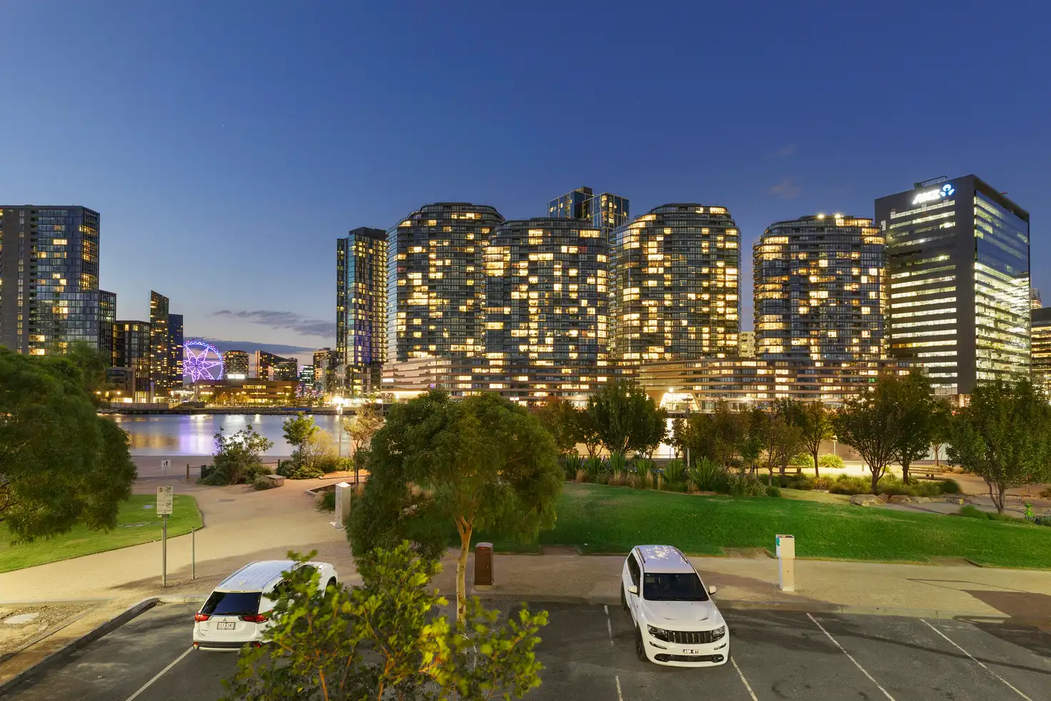 Main view of Homely townhouse listing, 5 Point Park Crescent, Docklands VIC 3008