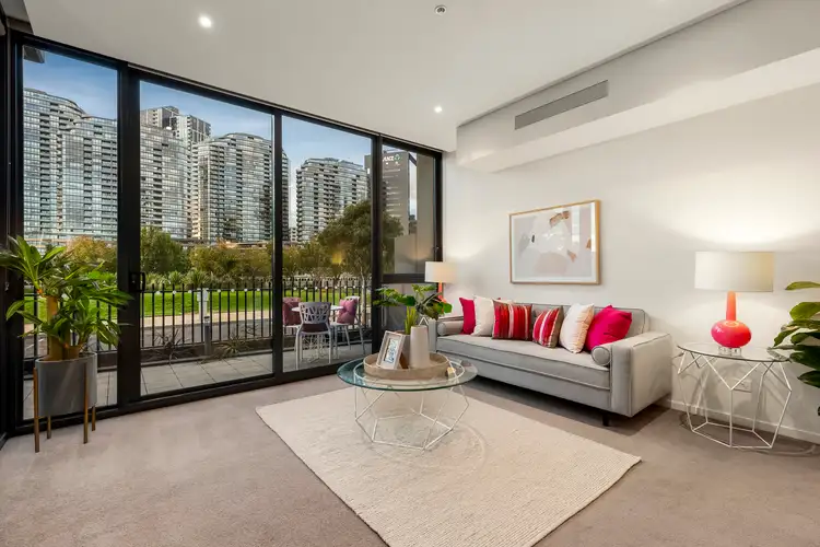 Third view of Homely townhouse listing, 5 Point Park Crescent, Docklands VIC 3008