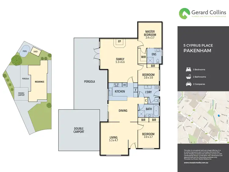 Main view of Homely house listing, 5 Cyprus Place, Pakenham VIC 3810