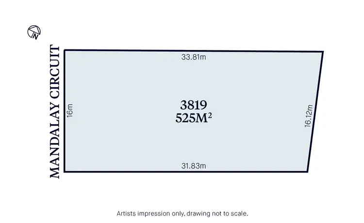 Main view of Homely land listing, Lot 3891 (264) Mandalay Circuit, Beveridge VIC 3753