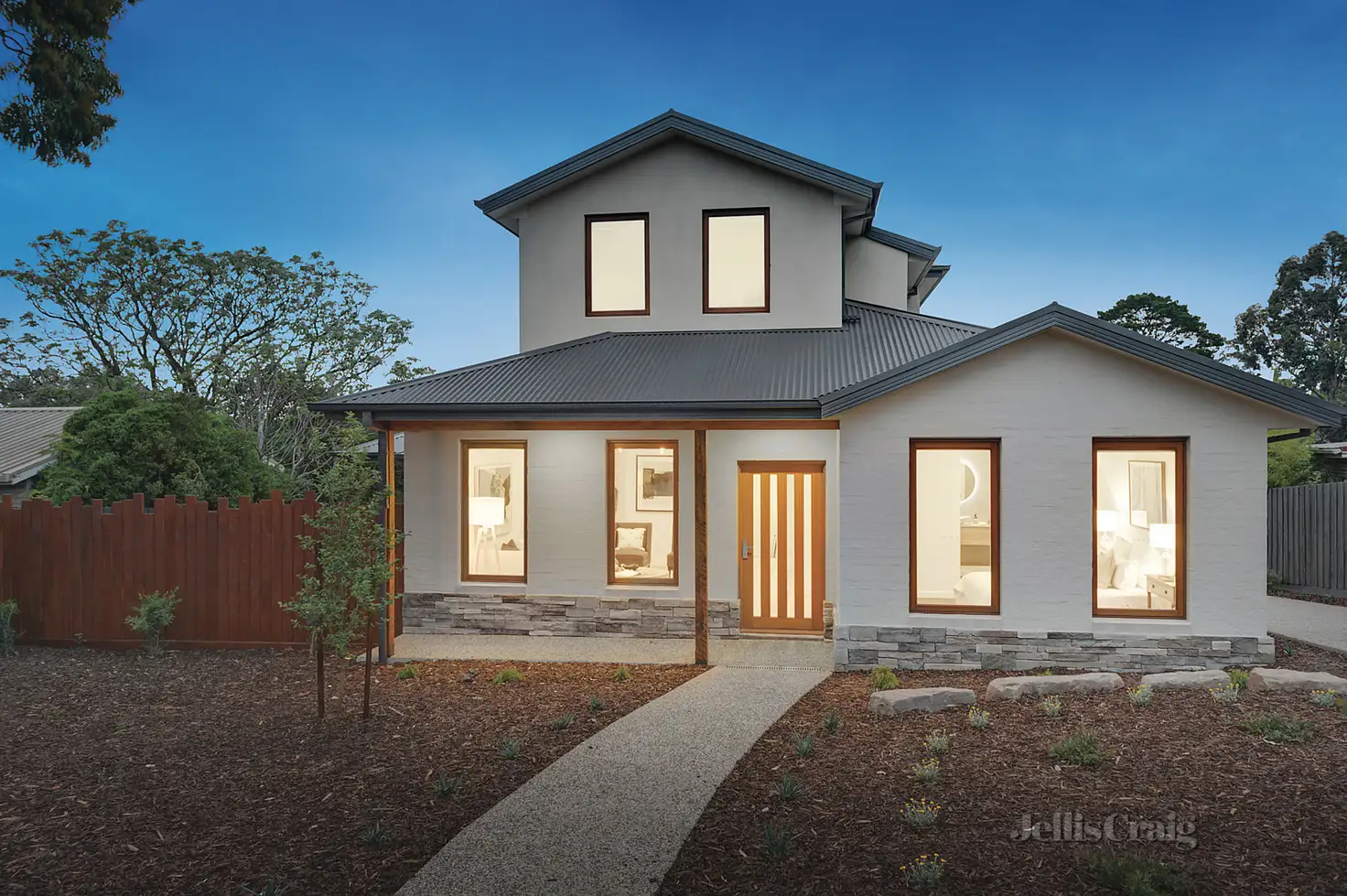 Main view of Homely townhouse listing, 1/17 Davey Road, Montmorency VIC 3094