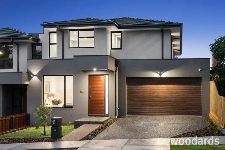 Main view of Homely townhouse listing, 43a Celeste Street, Doncaster East VIC 3109