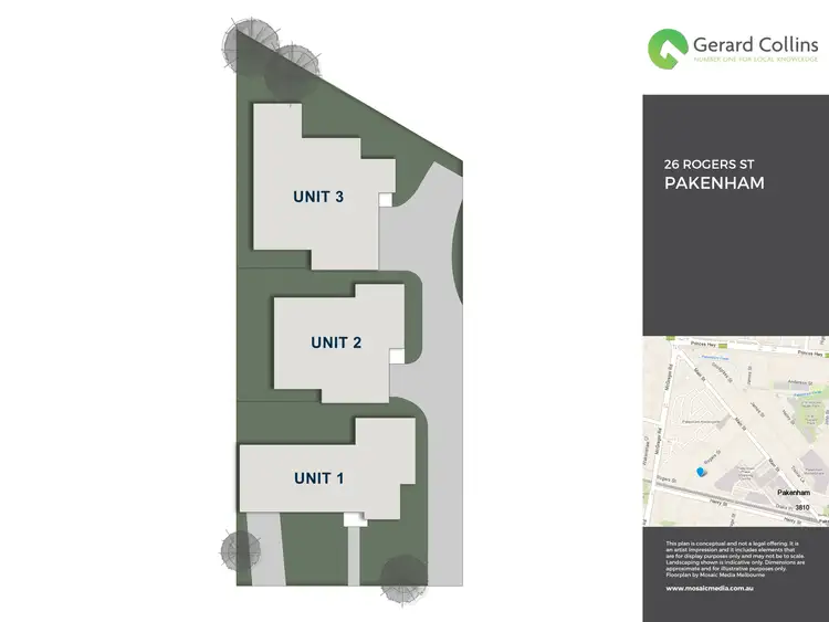 Third view of Homely townhouse listing, 2/26 Rogers Street, Pakenham VIC 3810