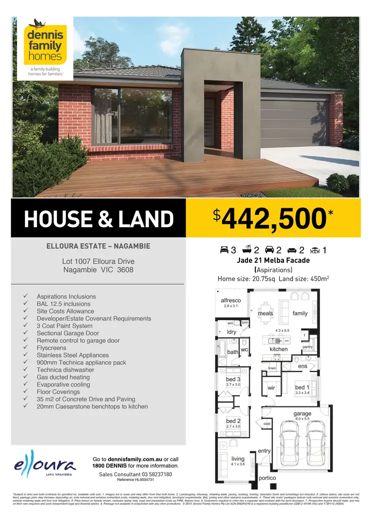 Second view of Homely house listing, LOT 1007, 7 Elloura Drive, Nagambie VIC 3608