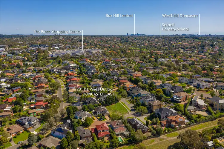 Second view of Homely land listing, 23 The Pines Outlook, Doncaster East VIC 3109
