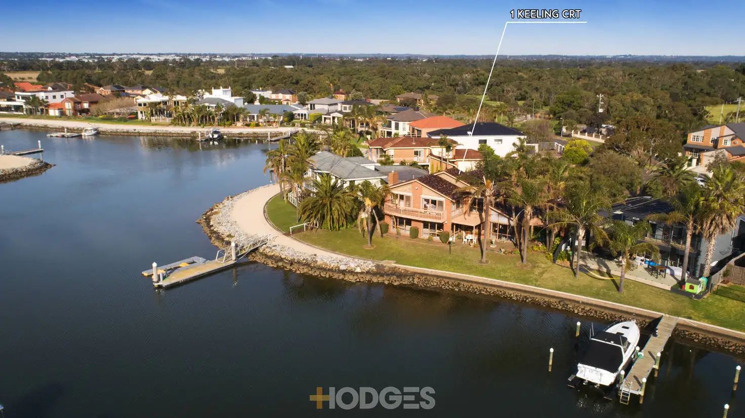 Main view of Homely house listing, 1 Keeling Court, Patterson Lakes VIC 3197