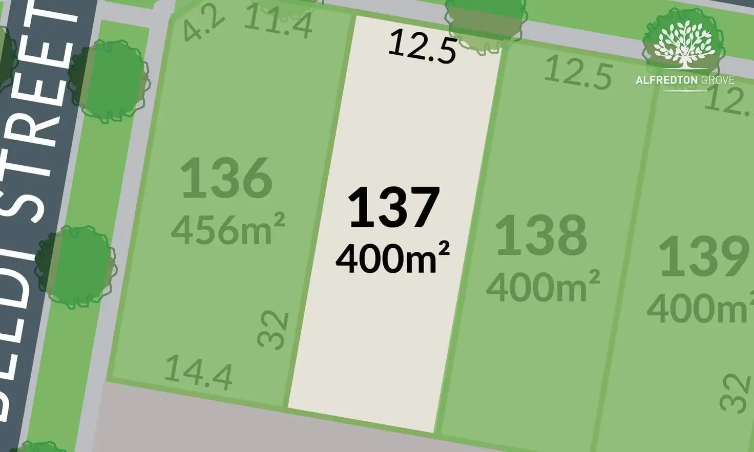 Main view of Homely land listing, Alfredton Grove/Lot 137 Walters Way, Alfredton VIC 3350