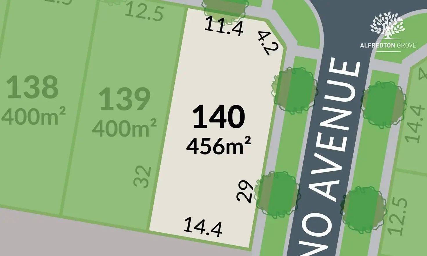 Main view of Homely land listing, Alfredton Grove/Lot 140 Walters Way, Alfredton VIC 3350