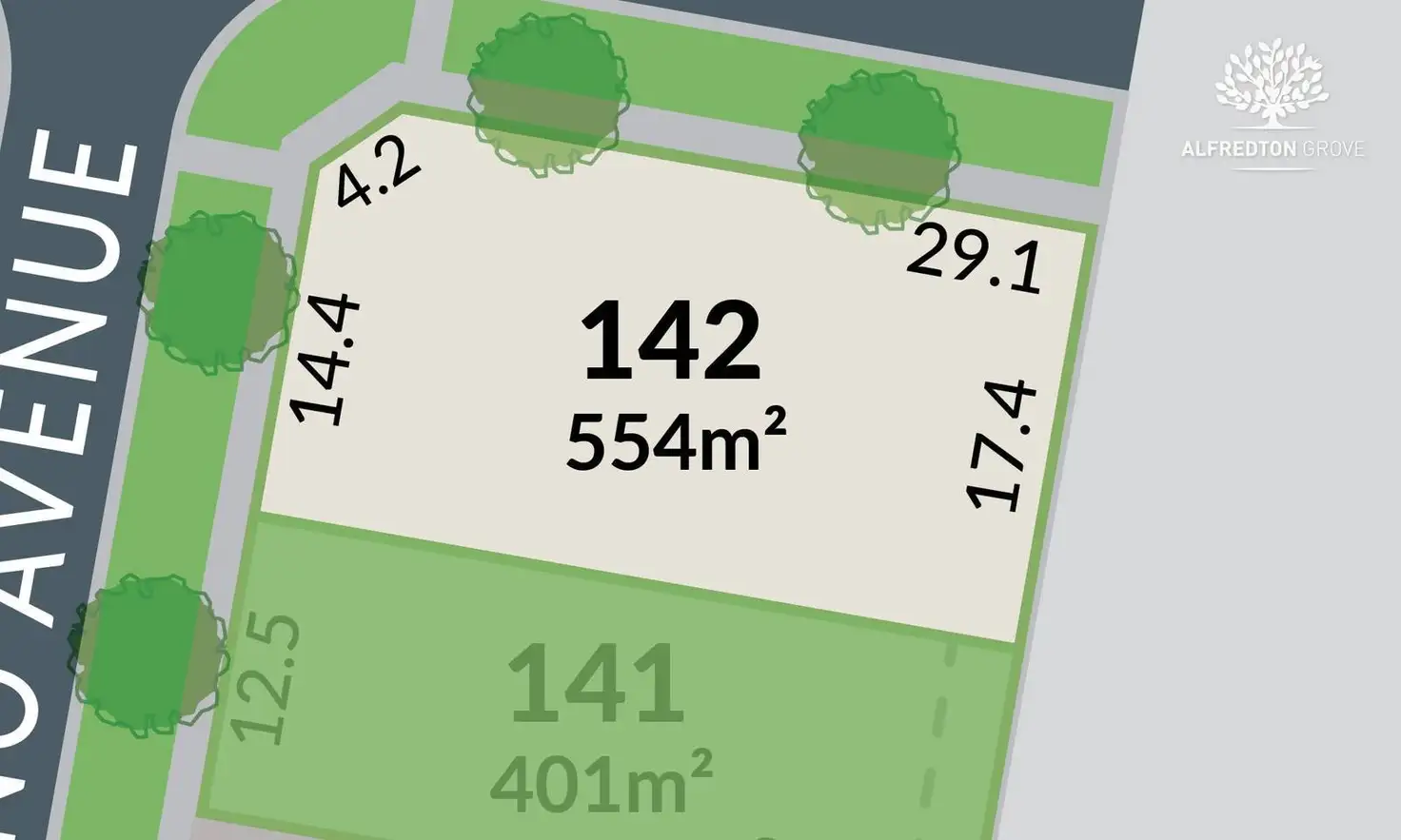 Main view of Homely land listing, Alfredton Grove/Lot 142 Lugano Avenue, Alfredton VIC 3350