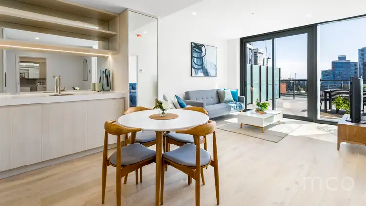 Second view of Homely apartment listing, 414/377 Spencer Street, West Melbourne VIC 3003