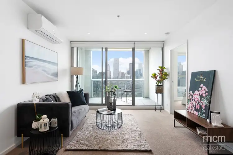 Main view of Homely apartment listing, 2502E/888 Collins Street, Docklands VIC 3008