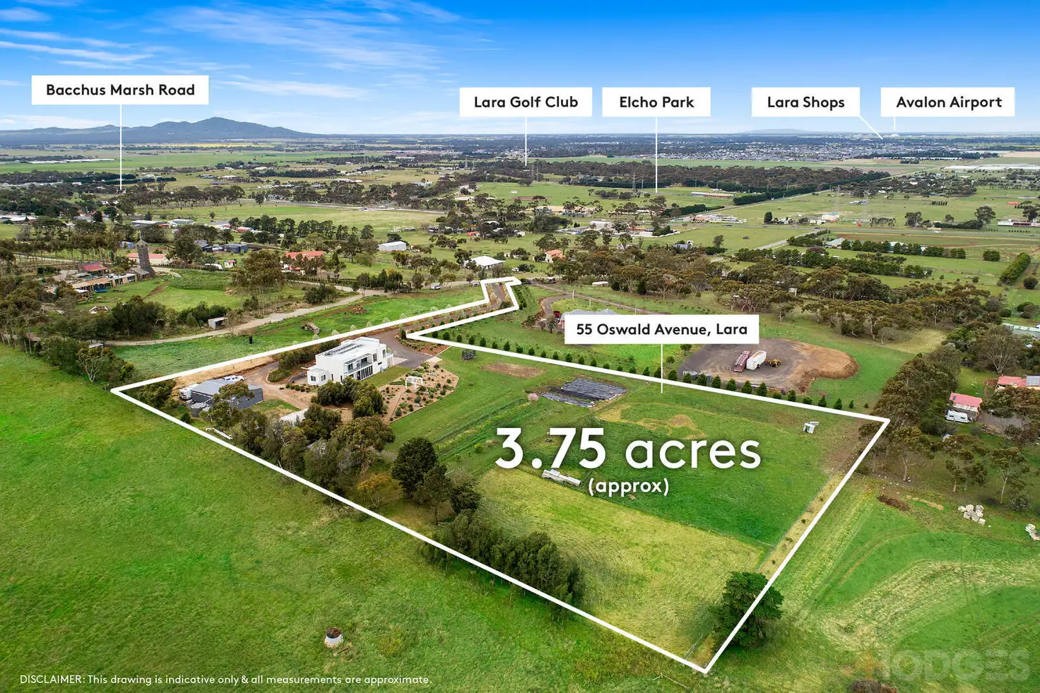 Main view of Homely rural property listing, 55 Oswald Avenue, Lara VIC 3212