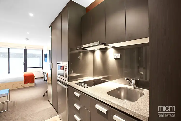 Third view of Homely studio listing, 211/181 ABeckett Street, Melbourne VIC 3000
