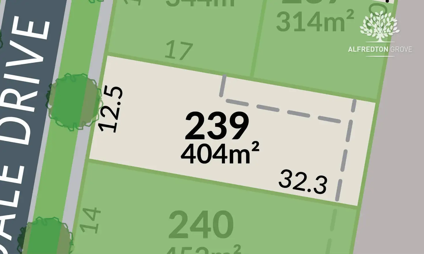 Main view of Homely land listing, Alfredton Grove/Lot 239 Verdale Drive, Alfredton VIC 3350