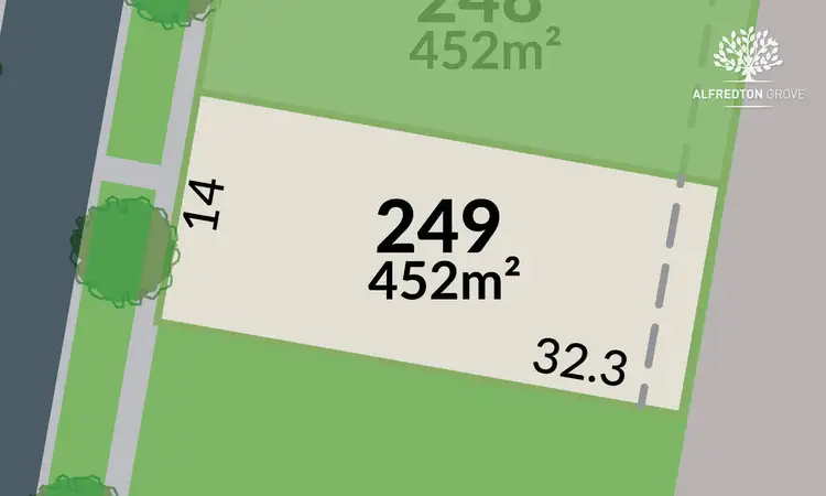 Main view of Homely land listing, Alfredton Grove/Lot 249 Verdale Drive, Alfredton VIC 3350