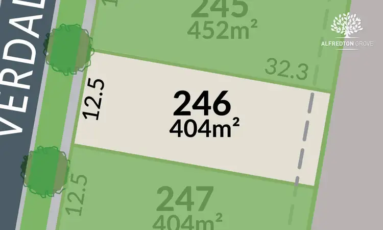 Main view of Homely land listing, Alfredton Grove/Lot 246 Verdale Drive, Alfredton VIC 3350