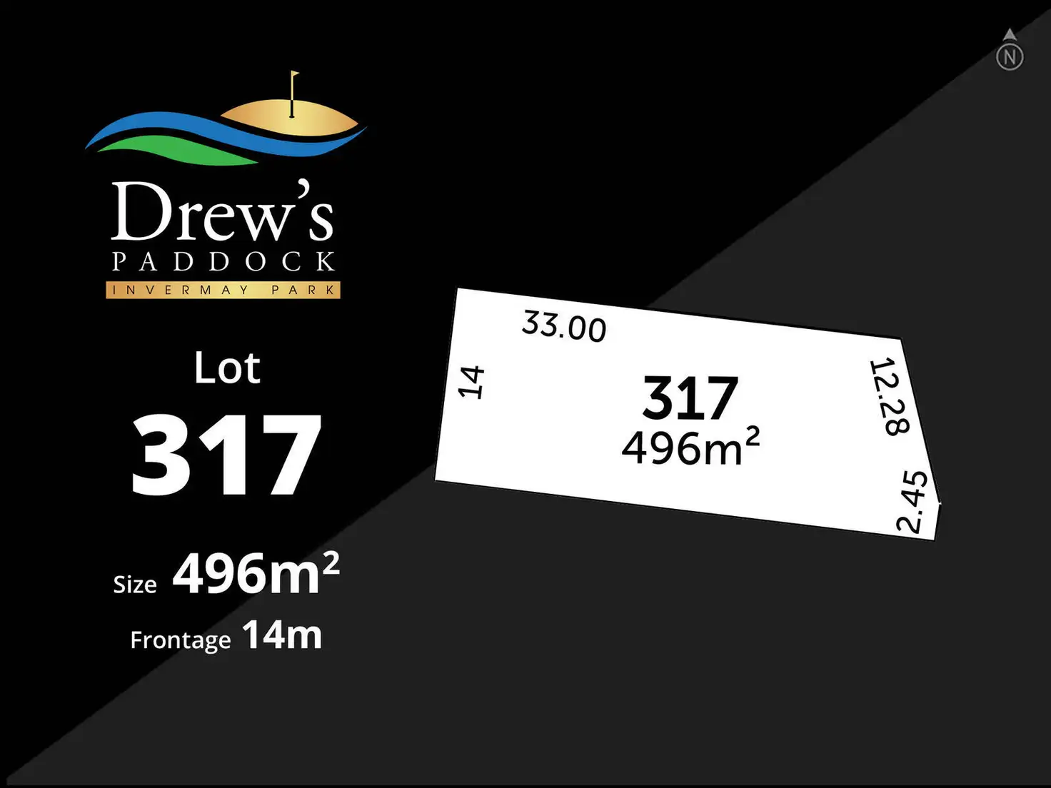 Main view of Homely land listing, Drews Paddock/Lot 317 Divot Circuit, Invermay Park VIC 3350
