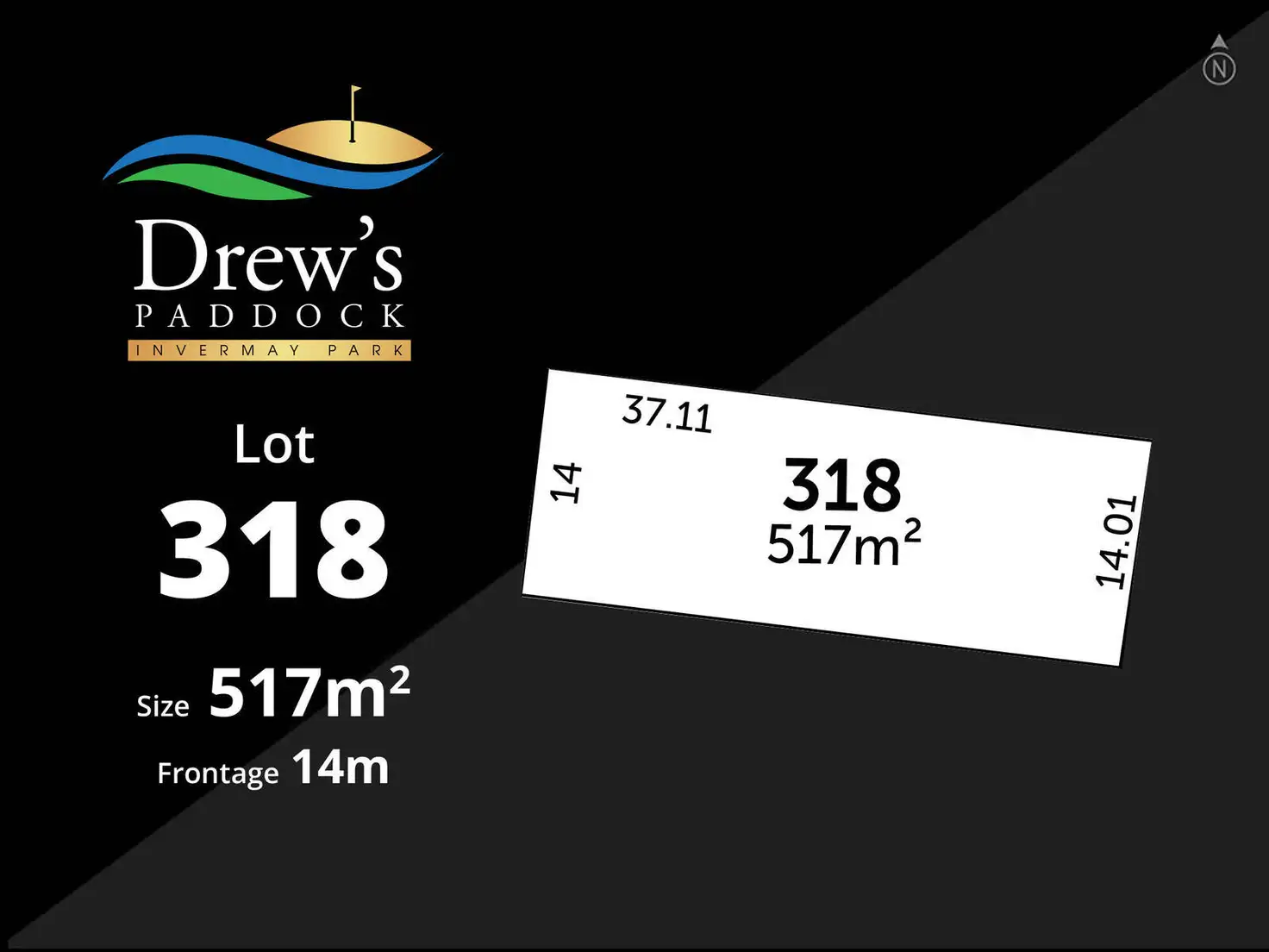 Main view of Homely land listing, Drews Paddock/Lot 318 Divot Circuit, Invermay Park VIC 3350