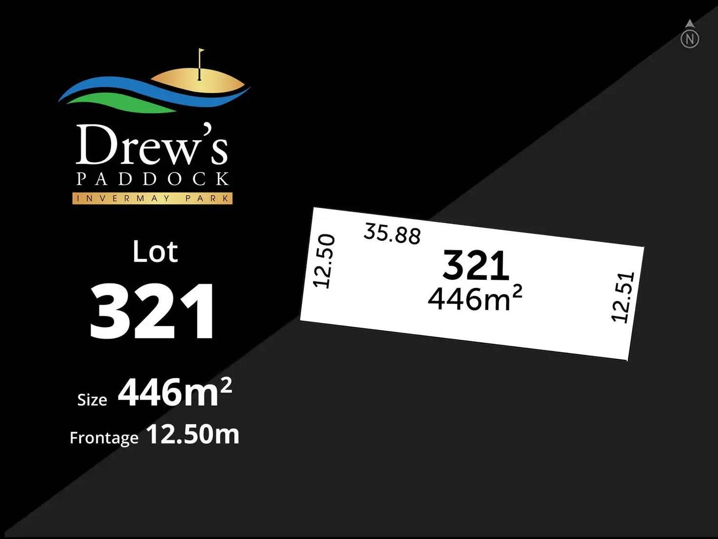 Main view of Homely land listing, Drew's Paddock/Lot 321 Divot Circuit, Invermay Park VIC 3350