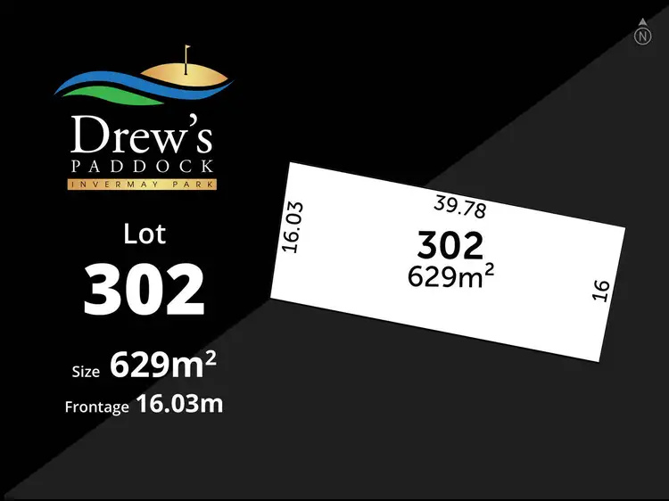 Main view of Homely land listing, Drew's Paddock/Lot 302 Divot Circuit, Invermay Park VIC 3350