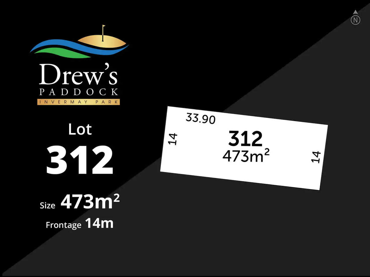 Main view of Homely land listing, Drew's Paddock/Lot 312 Divot Circuit, Invermay Park VIC 3350