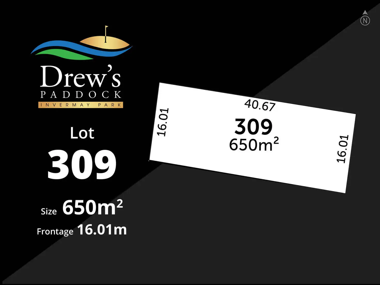 Main view of Homely land listing, Drew's Paddock/Lot 309 Divot Circuit, Invermay Park VIC 3350