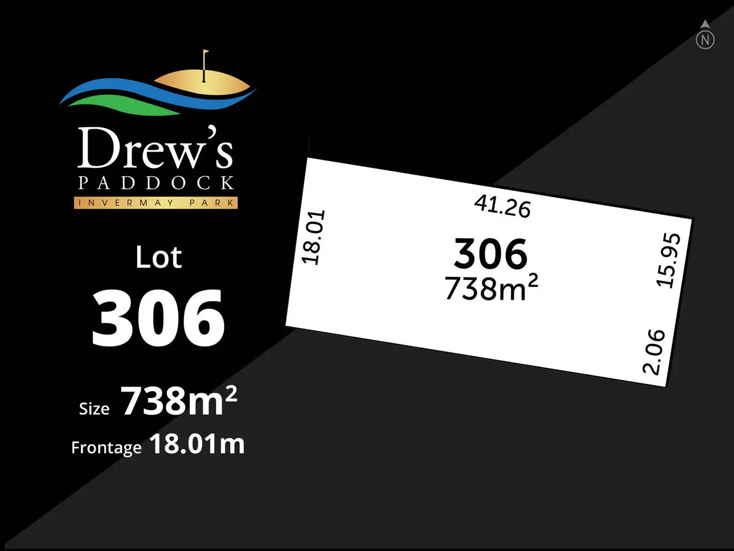 Main view of Homely land listing, Drew's Paddock/Lot 306 Divot Circuit, Invermay Park VIC 3350