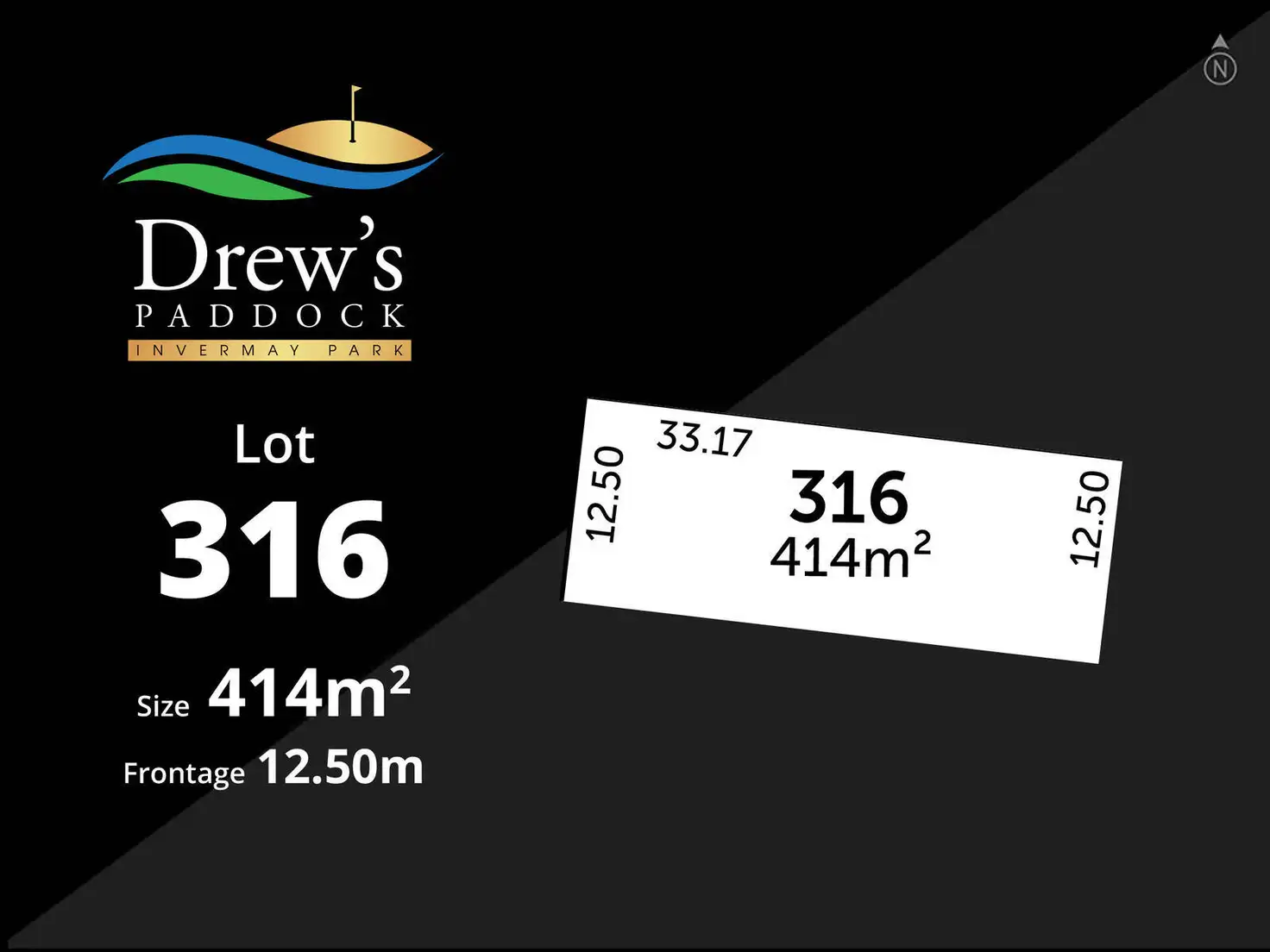 Main view of Homely land listing, Drew's Paddock/Lot 316 Divot Circuit, Invermay Park VIC 3350
