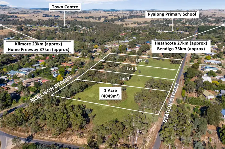 Main view of Homely land listing, LOT Lot 5, 21-33 Mollison Street, Pyalong VIC 3521