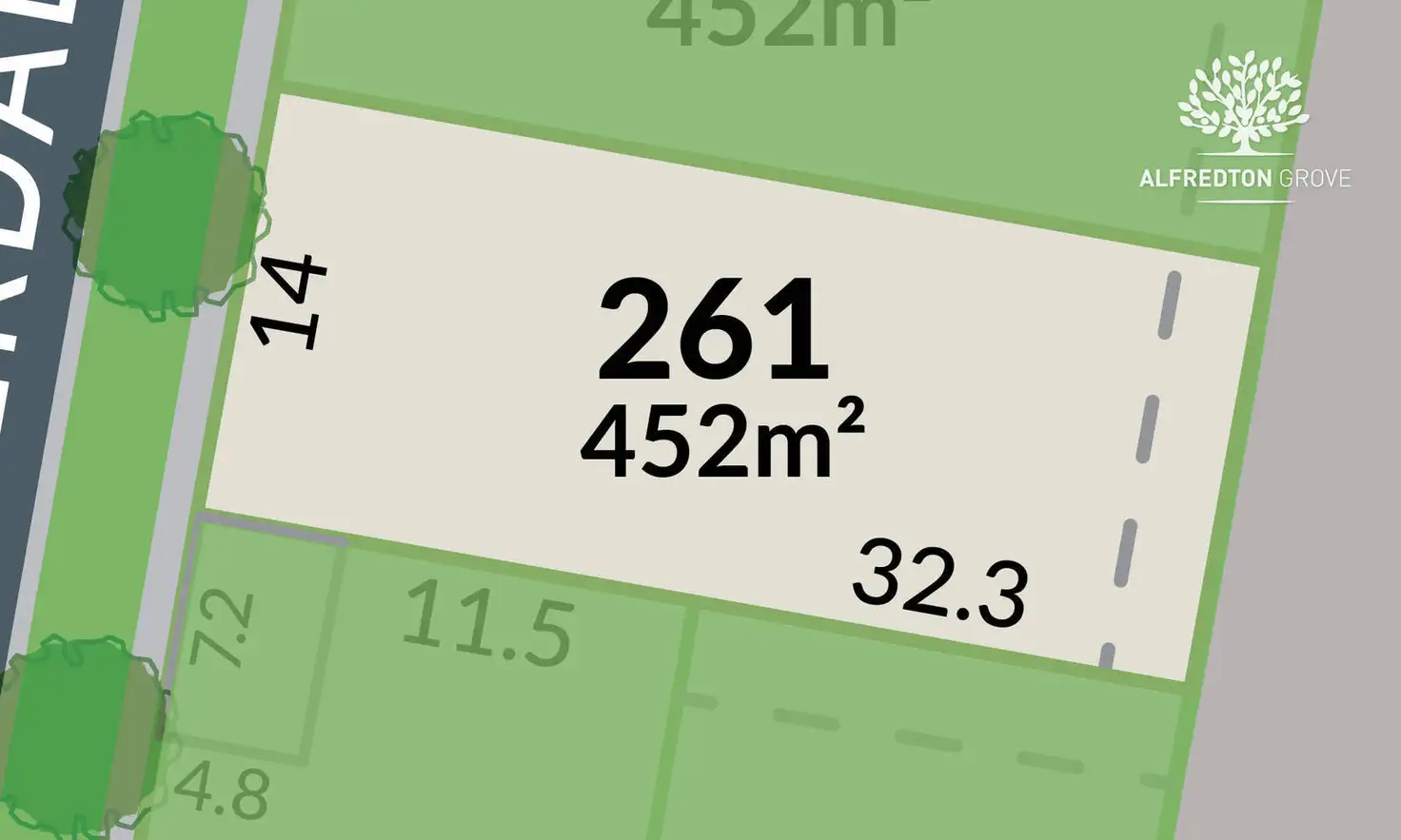 Main view of Homely land listing, Alfredton Grove/Lot 261 Verdale Drive, Alfredton VIC 3350