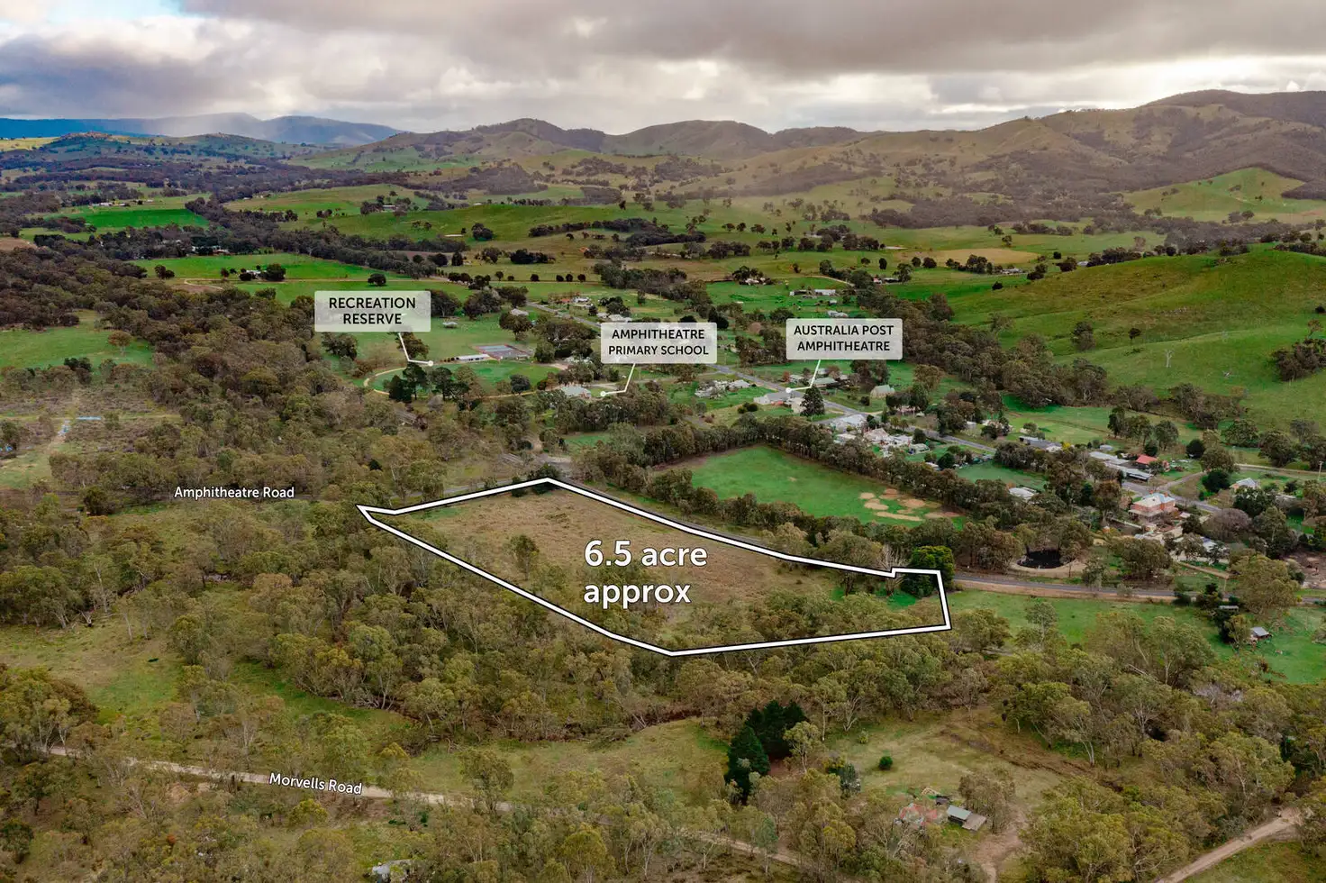Main view of Homely land listing, 2278 Amphitheatre Road, Amphitheatre VIC 3468