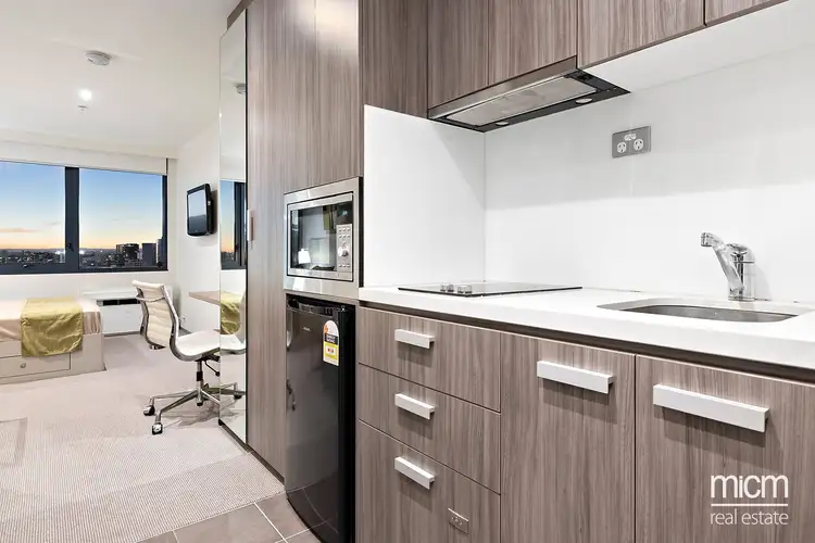 Second view of Homely studio listing, 1606/181 ABeckett Street, Melbourne VIC 3000