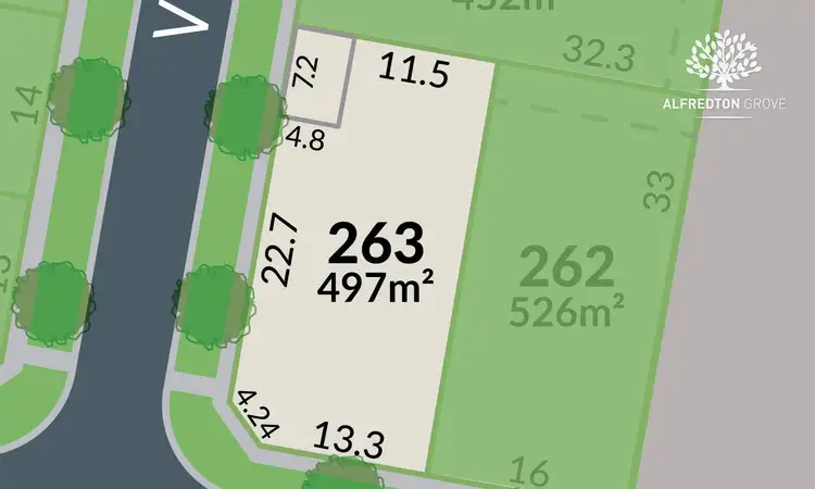 Main view of Homely land listing, Alfredton Grove/Lot 263 Ballarat-Carngham Road, Alfredton VIC 3350