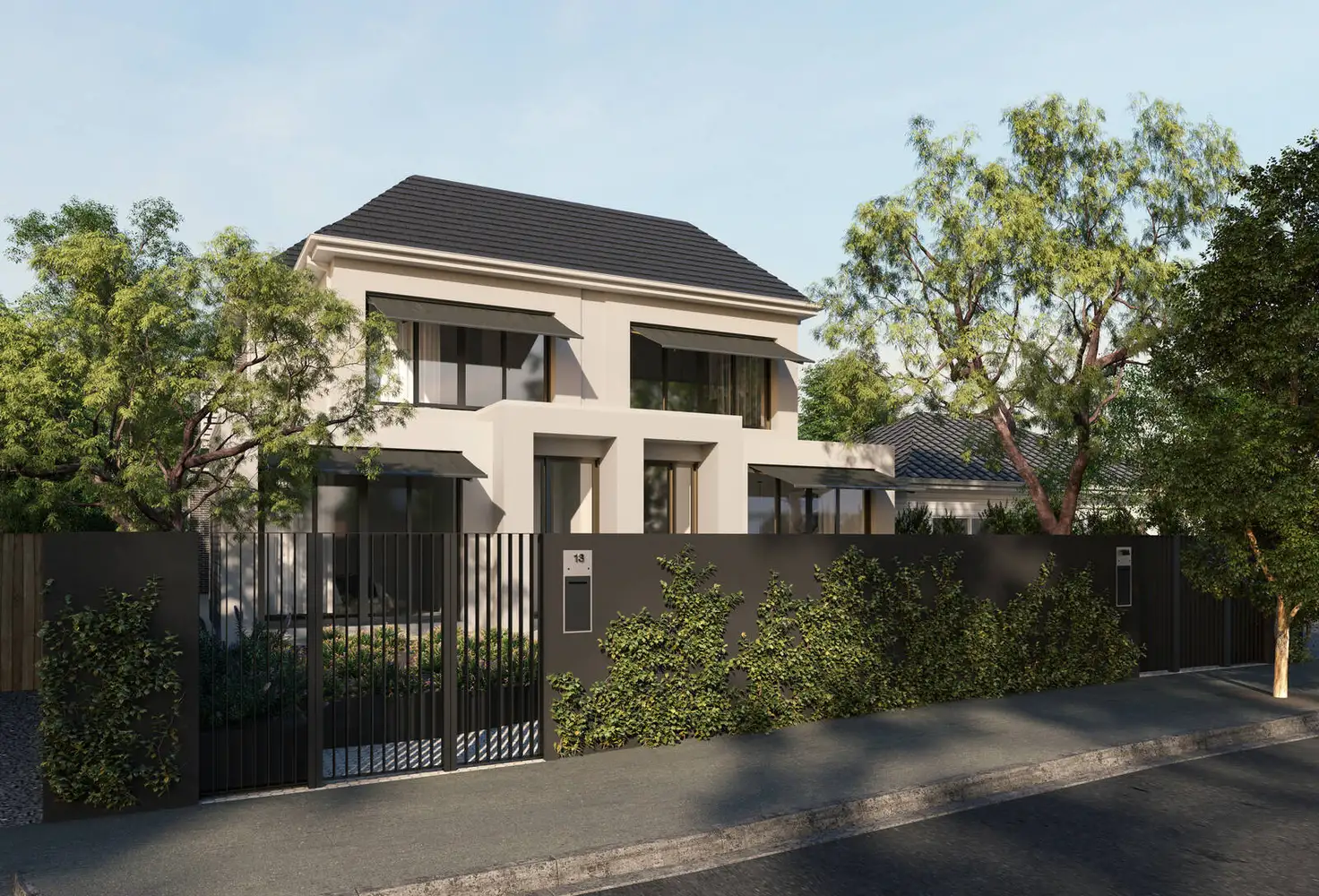 Main view of Homely townhouse listing, 13A Pleasant Road, Hawthorn East VIC 3123