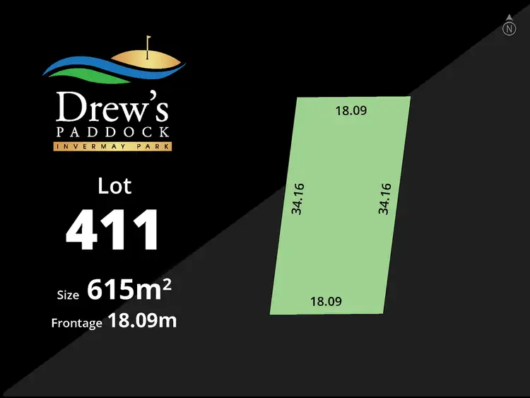 Main view of Homely land listing, Drew's Paddock/Lot 411 Divot Circuit, Invermay Park VIC 3350
